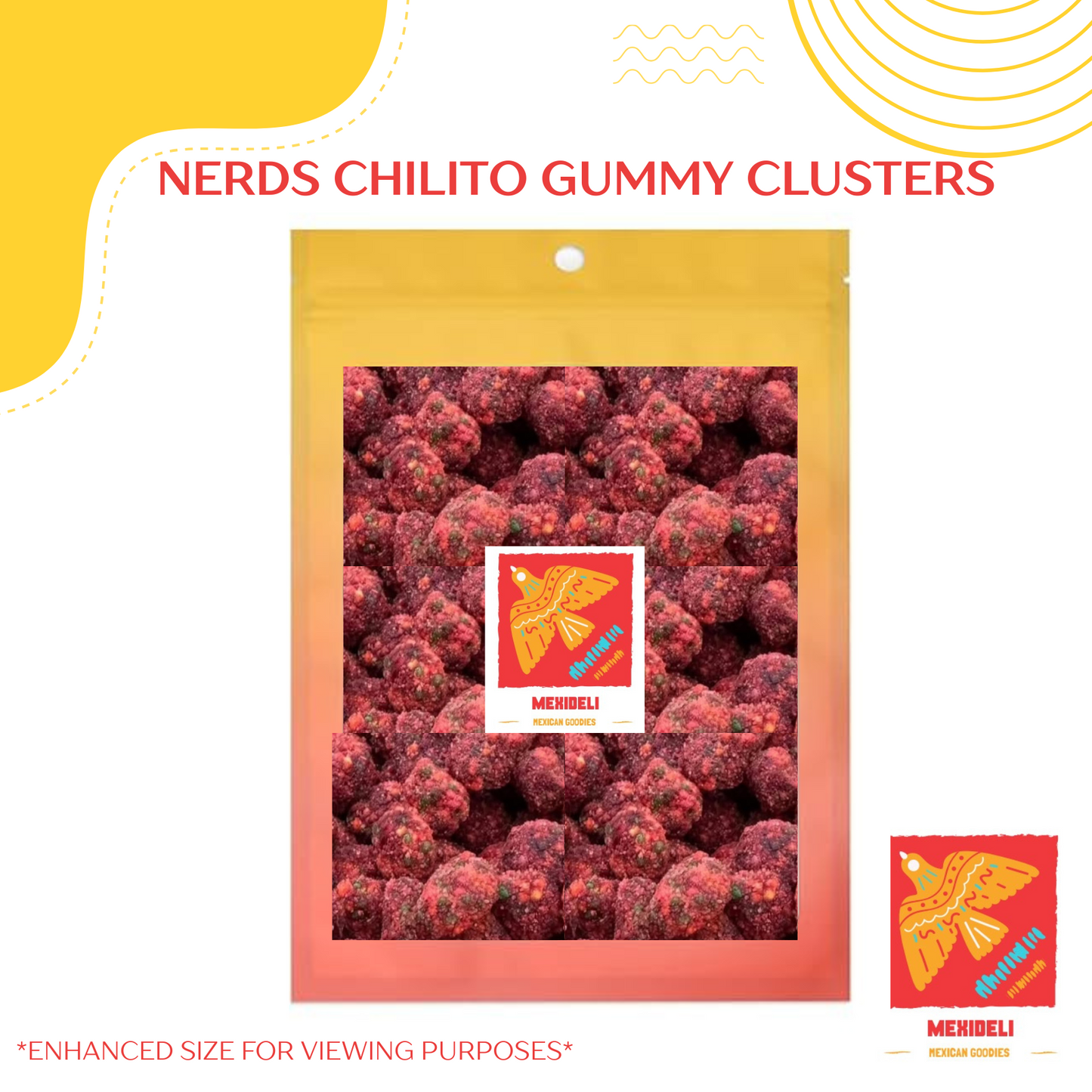 Nerds Chilito – Spicy Tangy Gummy Clusters Candy | Mexican Snacks