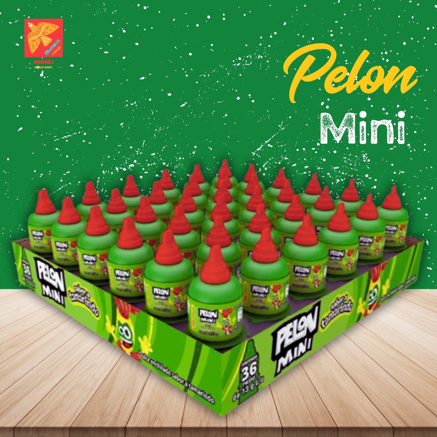 Pelon Pelo Rico Tamarind Candy – Mini Squeeze Mexican Treats, 36ct