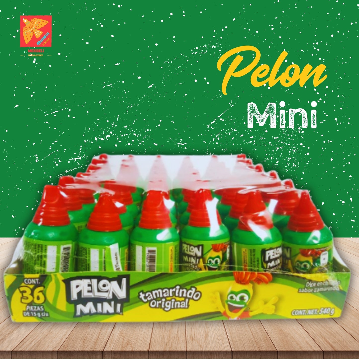 Pelon Pelo Rico Tamarind Candy – Mini Squeeze Mexican Treats, 36ct