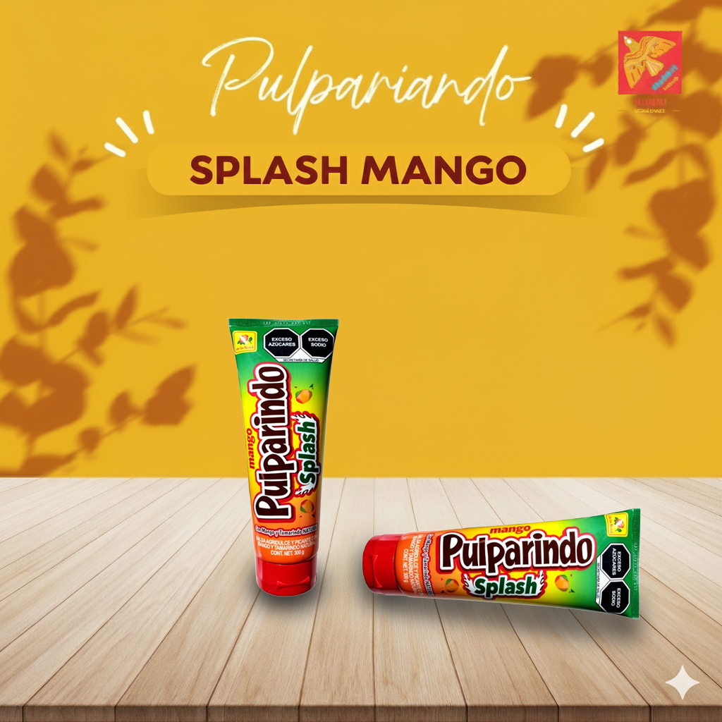 Pulparindo Splash Mango – Spicy & Sweet Mexican Tamarind Candy