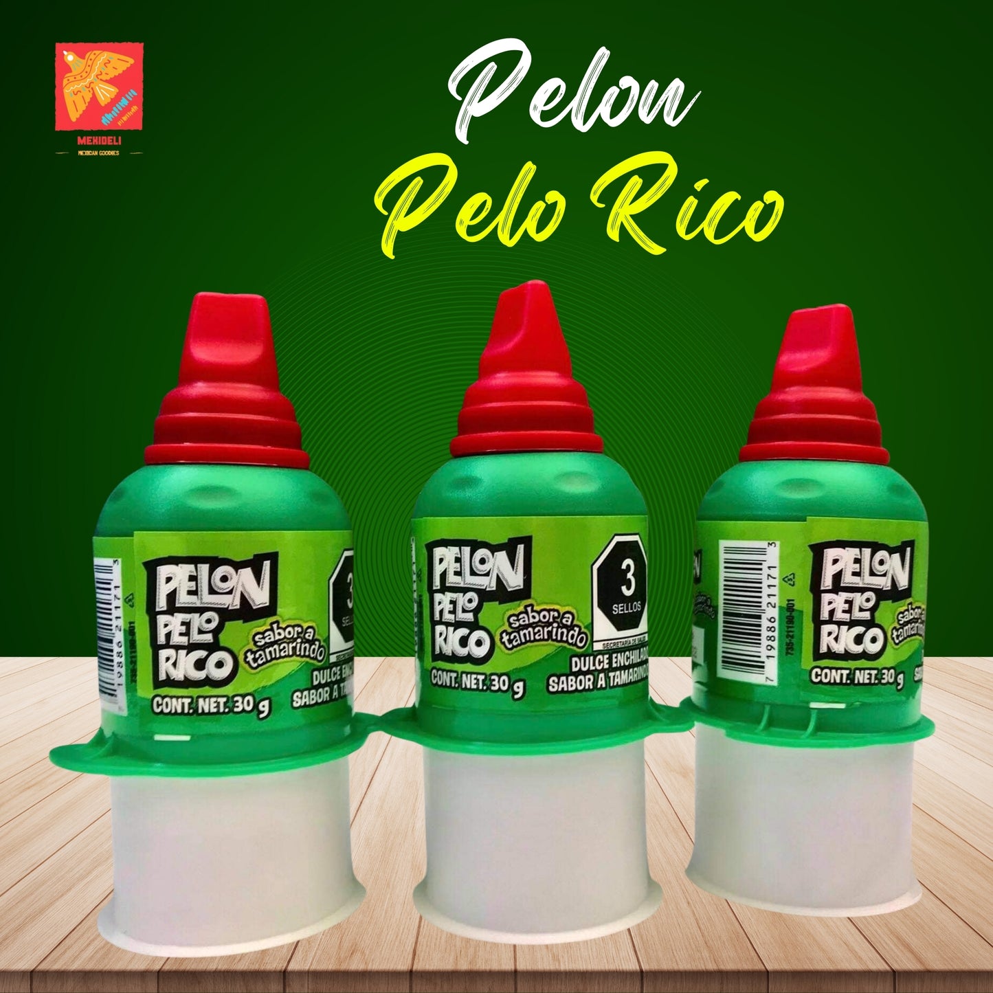 Pelon Pelo Rico Tamarind Candy – Sweet & Spicy Mexican Snack, 30g