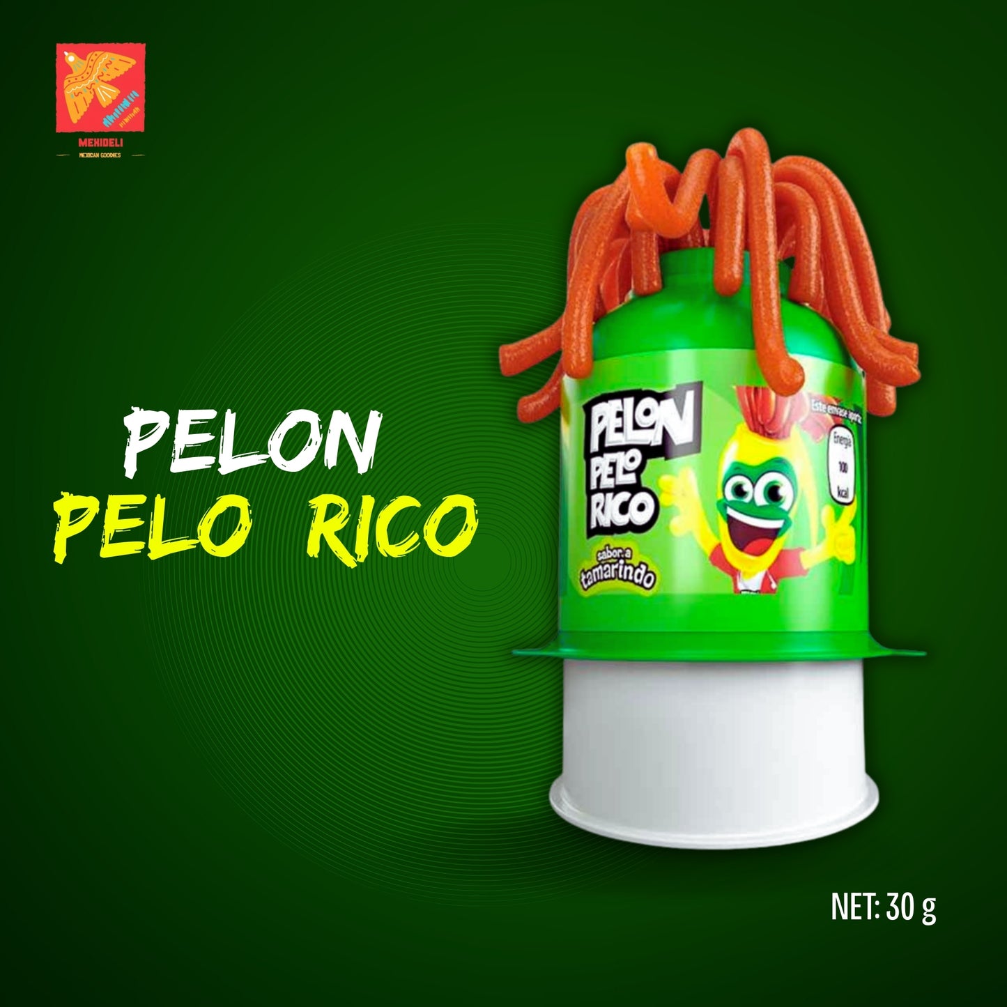 Pelon Pelo Rico Tamarind Candy – Sweet & Spicy Mexican Snack, 30g