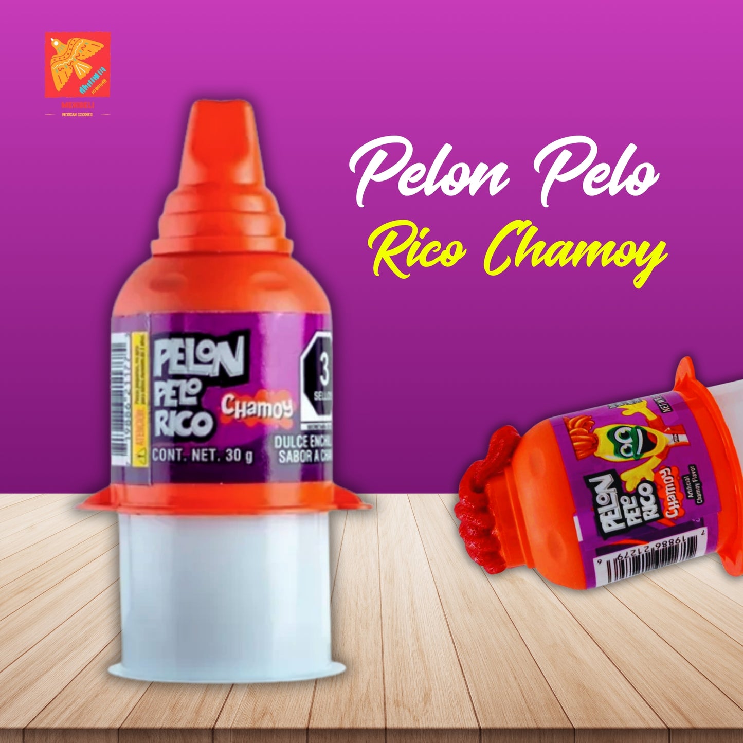 Pelon Pelo Rico Chamoy Candy – Spicy & Sour Mexican Treats, 12ct