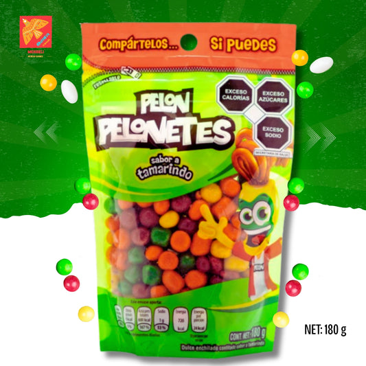 Pelon Pelo Rico Pelonetes – Spicy Tamarind Mexican Fruit Candy Snack