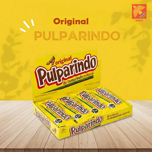 De La Rosa Pulparindo Tamarind Candy Bars – Spicy & Sweet Mexican Treats, 20ct