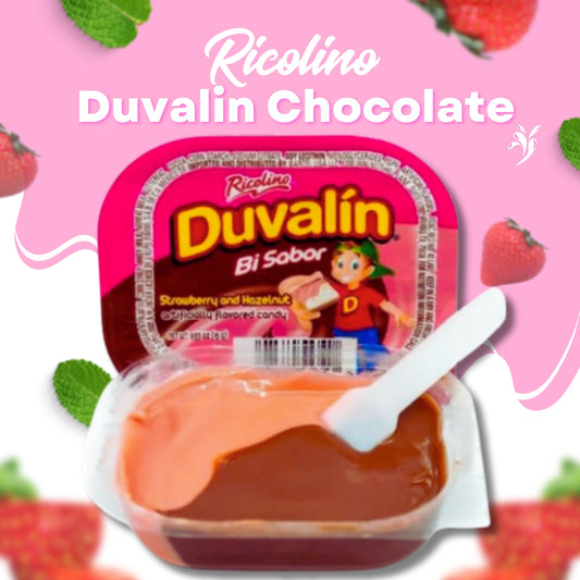 Ricolino Duvalin Chocolate & Strawberry Candy – Sweet Mexican Treat