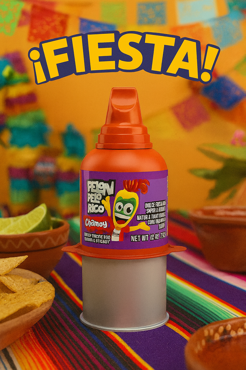 Pelon Pelo Rico Chamoy Candy – Spicy & Sour Mexican Treats, 12ct