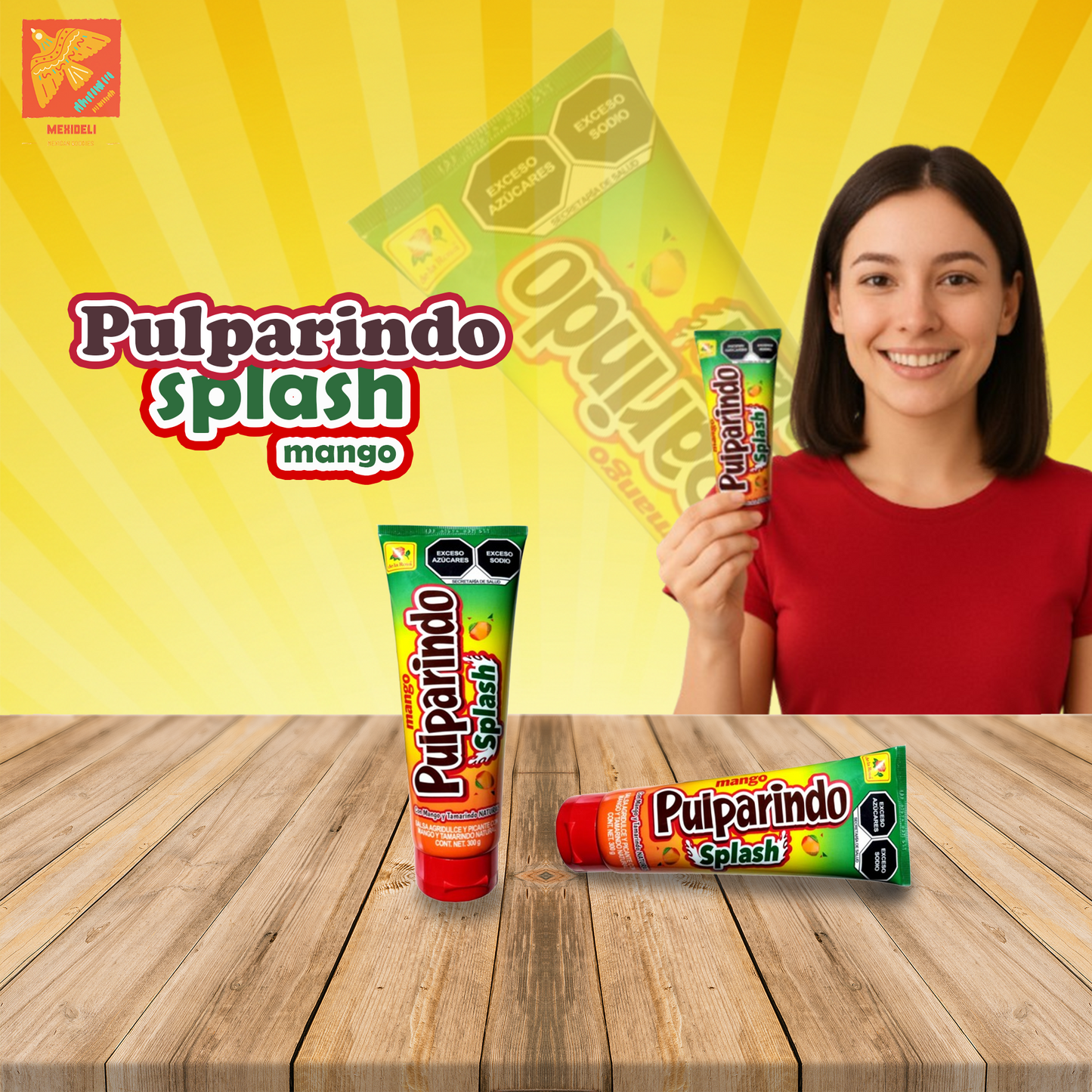 Pulparindo Splash Mango – Spicy & Sweet Mexican Tamarind Candy