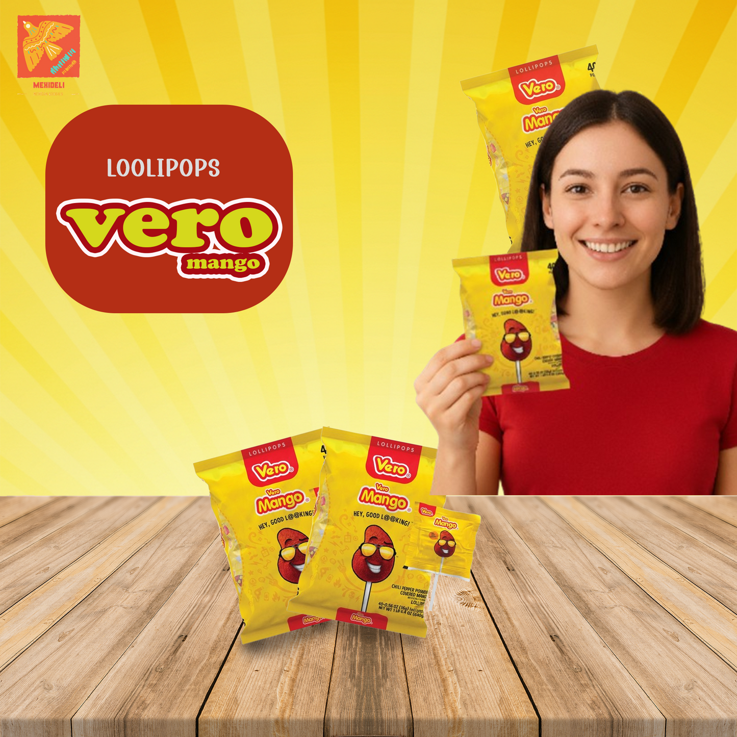 Vero Mango Y Chile Paleta – Spicy Sweet Mexican Mango Lollipops