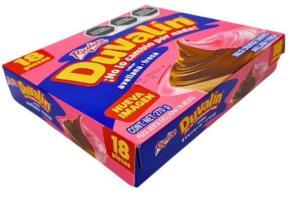 Ricolino Duvalin Chocolate & Strawberry Candy – Sweet Mexican Treat