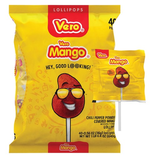 Vero Mango Y Chile Paleta – Spicy Sweet Mexican Mango Lollipops
