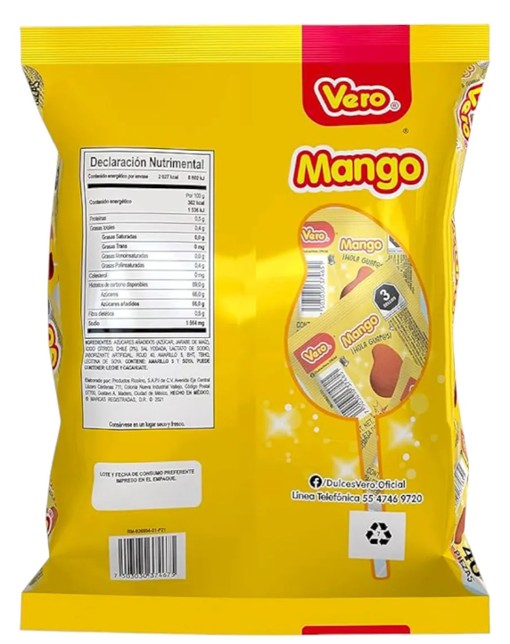 Vero Mango Y Chile Paleta – Spicy Sweet Mexican Mango Lollipops