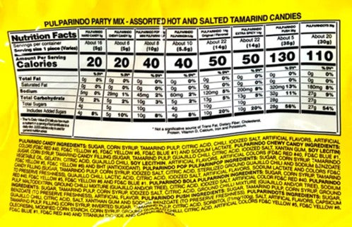 Pulparindo Party Bag – Sweet & Spicy Mexican Tamarind Candy Mix