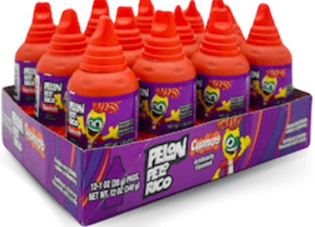 Pelon Pelo Rico Chamoy Candy – Spicy & Sour Mexican Treats, 12ct
