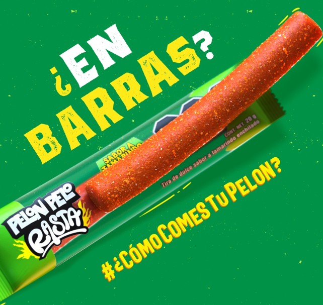 Pelon Pelo Rasta Tamarind Candy – Spicy & Sweet Mexican Treats, 10ct