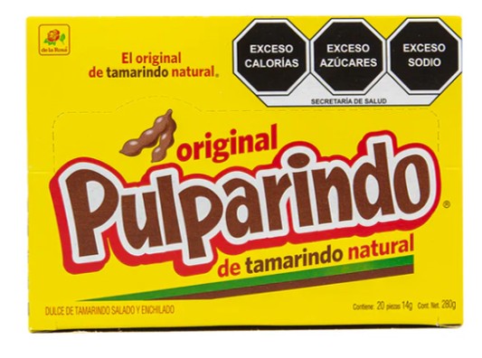 De La Rosa Pulparindo Tamarind Candy Bars – Spicy & Sweet Mexican Treats, 20ct