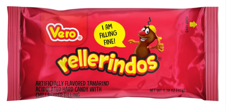 Vero Rellerindos Tamarind Chili Candy – Spicy Sweet Mexican Treats, 65ct
