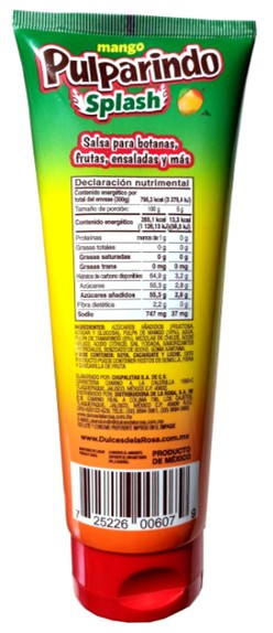 Pulparindo Splash Mango – Spicy & Sweet Mexican Tamarind Candy