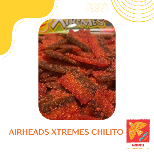Airheads Xtremes Chilito – Spicy Sour Chewy Mexican Candy