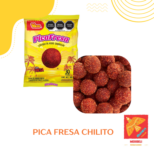 Pica Fresa Chilito – Spicy Strawberry Chamoy Candy | Mexican Snacks