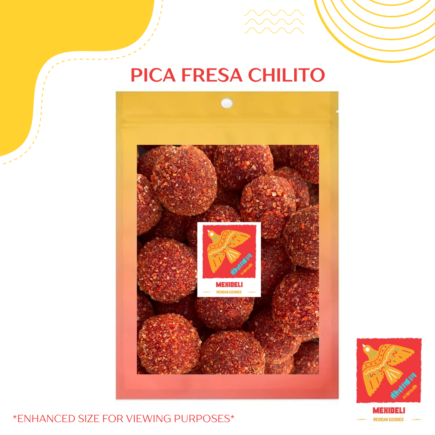 Pica Fresa Chilito – Spicy Strawberry Chamoy Candy | Mexican Snacks