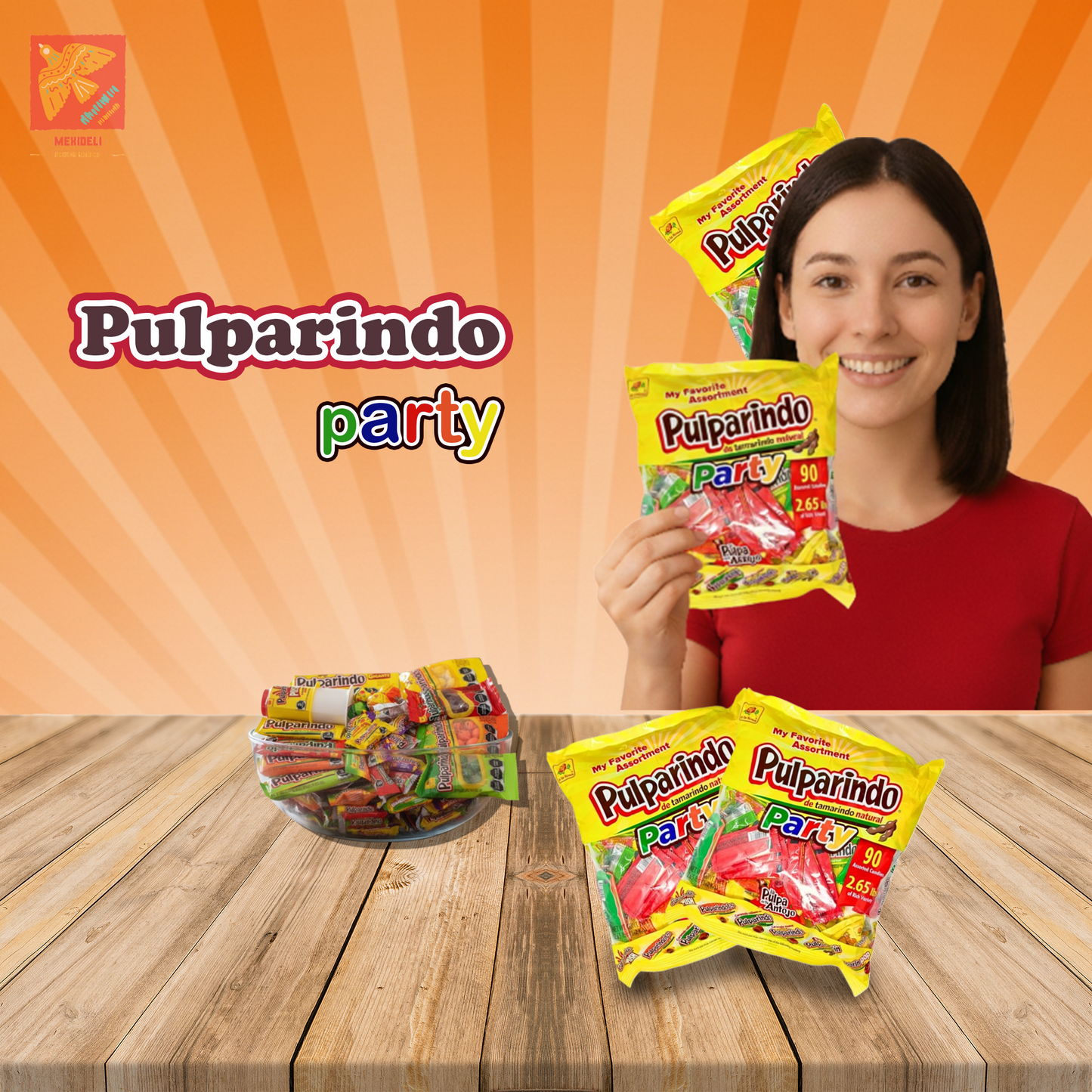 Pulparindo Party Bag – Sweet & Spicy Mexican Tamarind Candy Mix